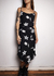 vestido floral midi m na internet