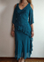 vestido verde água m/g - comprar online