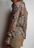 camisa floral marrom p - Mercedes Vintage Brechó