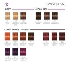 Tintura Igora Royal - Schwarzkopf en internet