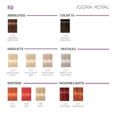 Tintura Igora Royal - Schwarzkopf - Francosmetica