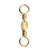 GIRADOR MARURI BARREL SWIVEL GOLD 10PCS - comprar online