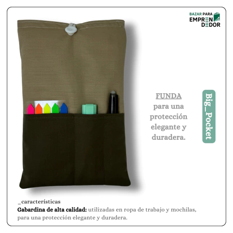Funda_Big pocket Beige