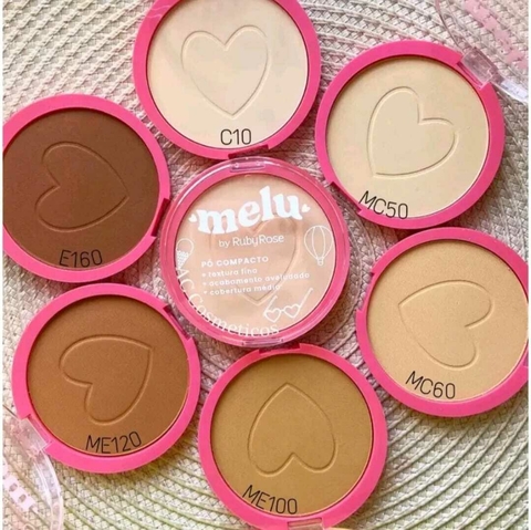 Pó Compacto Alta Cobertura Melu