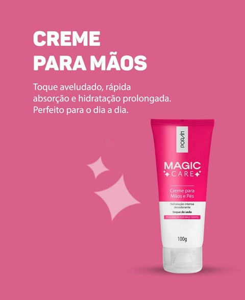 Creme para Mãos e Pés Magic Care Poran