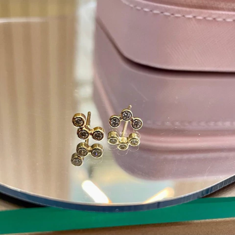 Brinco Segundo Furo 3 pontos