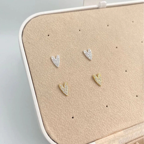 Brinco Segundo Furo Coração P - comprar online