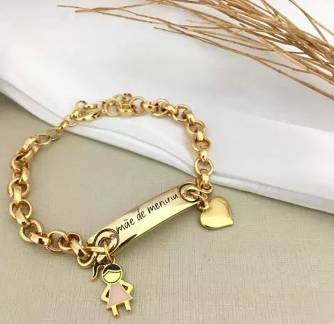Pulseira Mãe de Menina - comprar online
