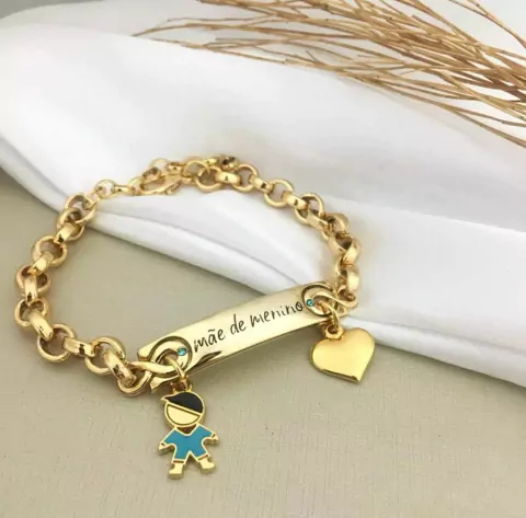 Pulseira Mãe de Menino - comprar online