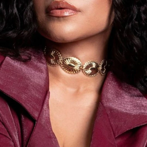 Colar Chocker Concho - comprar online