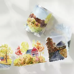 Autumn Symphony - Bucle 100 CM - PET Troqueladas - The Washi Tape Shop - Washis by Ruthy