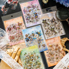 Flower Letter Series Vintage - Sticker SET - comprar online