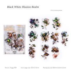 Imagen de Flower Letter Series Vintage - Sticker SET