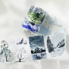 Winter Whispers - Bucle 100 CM - PET Troqueladas - The Washi Tape Shop - Washis by Ruthy