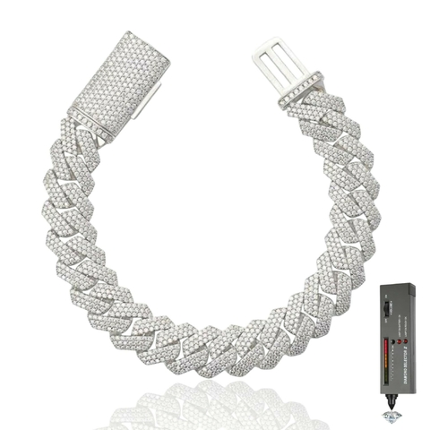 PULSO CUBANO 8MM (MOISSANITA VVS1) - comprar en línea