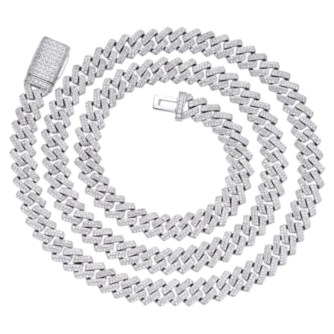 CADENA CUBANA 6MM (PLATA)