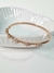 Bracelete flowers cravejado com zircônias - Santa Clara Semijoias - Elegância e sofisticação em cada detalhe