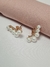 Brinco ear cuff com pérolas shell e micro zircônias - comprar online