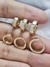 Trio de argolas escovadas - comprar online