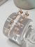 Brinco articulado cravejado com pedras de zircônias - Santa Clara Semijoias - Elegância e sofisticação em cada detalhe