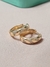 Argola faixas cravejadas - loja online