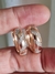 Argola faixas cravejadas - comprar online