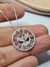 Colar mandala divino Espírito Santo cravejado com zincônias em PRATA 925