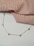 Colar cravejado com pedras de zircônias em formato de coração - Santa Clara Semijoias - Elegância e sofisticação em cada detalhe
