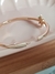 Bracelete estrela cravejada inspirado na alta joalheria na internet