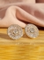 Brinco pizza com zircônias cravejadas - Santa Clara Semijoias - Elegância e sofisticação em cada detalhe