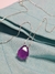 Colar gota em ametista fusion PRATA 925 - comprar online