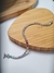 Pulseira Riviera corações com zircônias coloridas