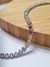 Pulseira Riviera corações com zircônias coloridas - Santa Clara Semijoias - Elegância e sofisticação em cada detalhe