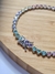 Pulseira Riviera corações com zircônias coloridas na internet