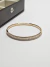 Bracelete com zircônias baguete