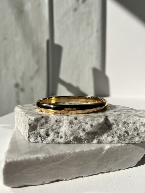 Bracelete Linear Liso Dourado