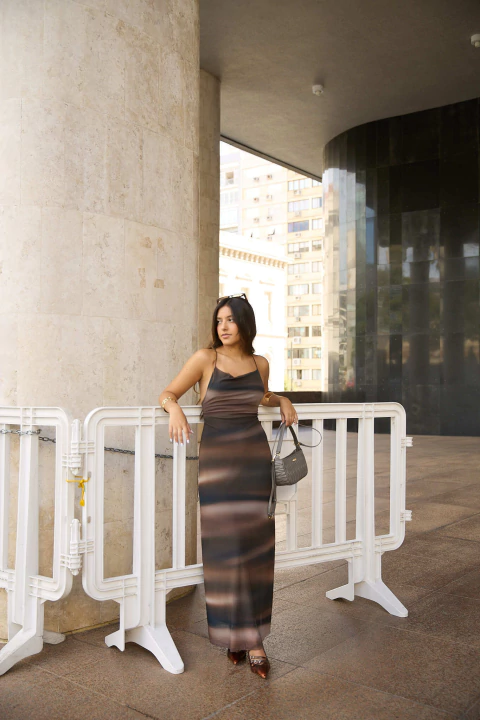 Vestido Antônia Maxi Marble