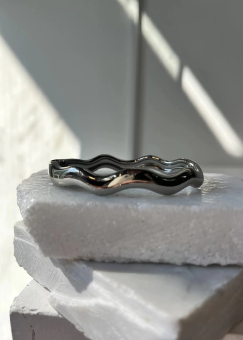 Bracelete Ondulado Silver - comprar online