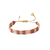 Pulseira MKY Track 5 Vermelho e Dourado | Maria Sublime - comprar online