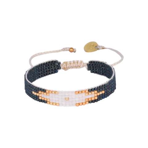 Pulseira MKY Peeky P Azul Marinho | Maria Sublime