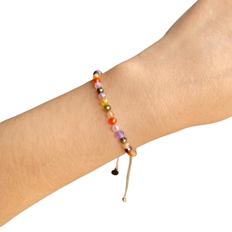 Pulseira Cristais de Outono P | Maria Sublime - comprar online