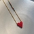 Colar Maria Sublime MKY Heartsy Vermelho na internet