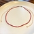 Choker Maria Sublime MS Miçangas Japonesas Vemelha e Prata 925 - comprar online