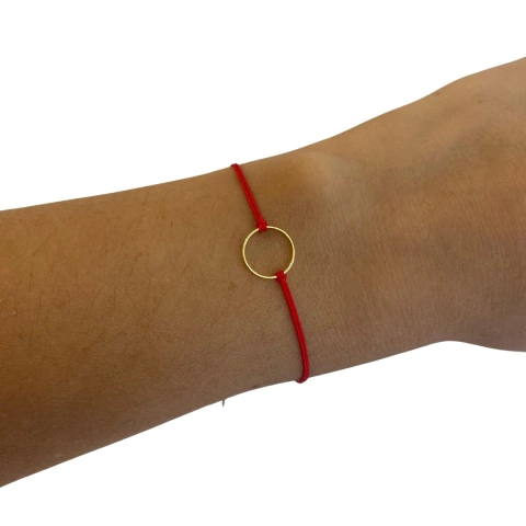 Pulseira Círculo Vermelha | Maria Sublime