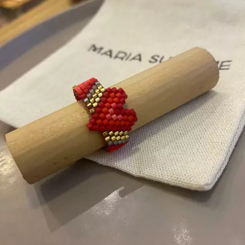 Anel Heartsy Vermelho | Maria Sublime