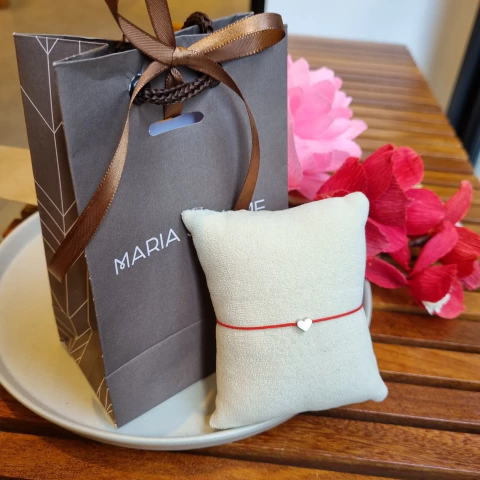 Pulseira Coração Cheio Prata 925 | Maria Sublime