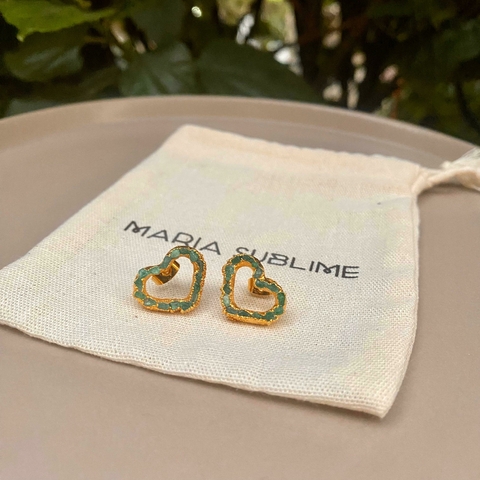 Brinco Esmeralda Colombiana Aimê