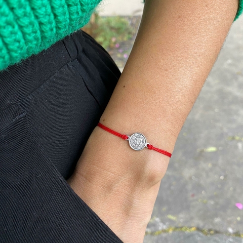 Pulseira São Bento Inox Prateada | Maria Sublime - comprar online