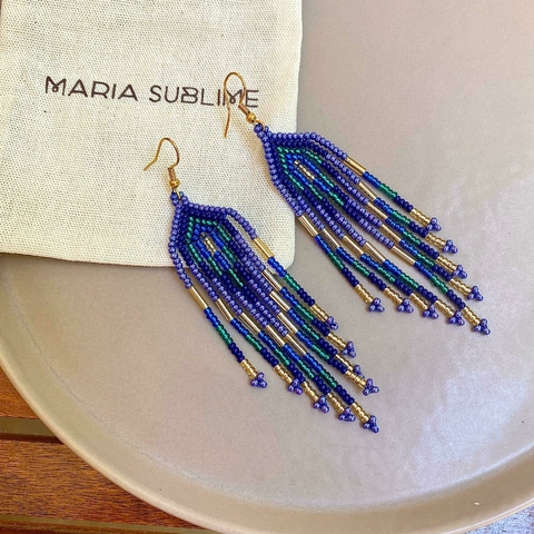 Brincos Pena Putumayo | Maria Sublime - comprar online