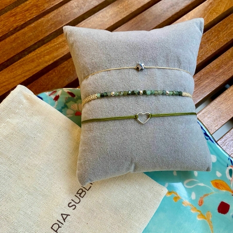 Conjunto Trio Perfeito Prata 925 e Pedras | Maria Sublime - comprar online